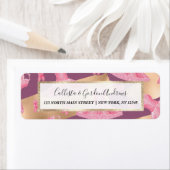 Artsy Girly Pink Gold Paars Ballerina Dress Shoes Etiket (Insitu)