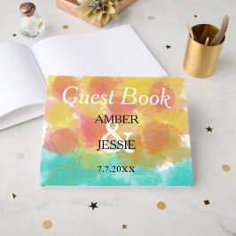 Artsy Gouache Trouw Monogram Gastenboek