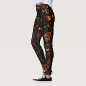 Artsy Goud Zwart Leggings (Links)