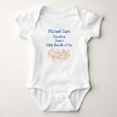 Artsy Grandma's Little Bundle of Joy Personalize Romper (Voorkant)