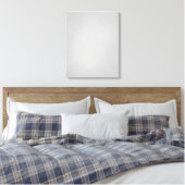 Artsy Gray Texture Canvas Afdruk (Insitu (Slaapkamer))