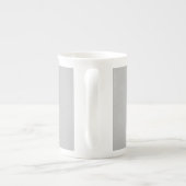 Artsy Gray Texture Porselein Kop (Achterkant)