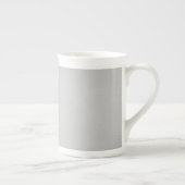Artsy Gray Texture Porselein Kop (Rechts)