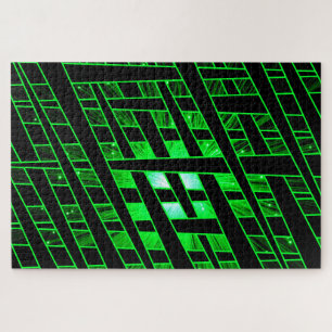 Artsy Green Design Puzzle Legpuzzel