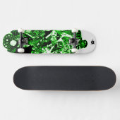 Artsy Green Persoonlijk Skateboard (Horizontaal)
