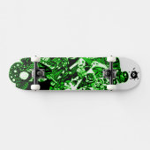 Artsy Green Persoonlijk Skateboard (Horizontaal)