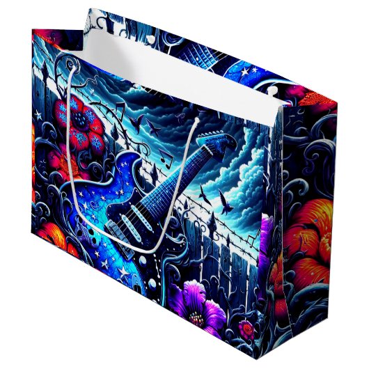 Artsy Guitar Groot Cadeauzakje (Voorkant Gekanteld)