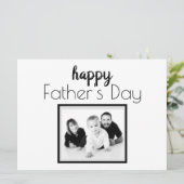 Artsy Happy Vaderdag-fotokaart (Staand voorkant)