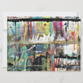 Artsy Happy Vaderdag-fotokaart (Achterkant)