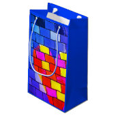 Artsy Hart Gift Bag Klein Cadeauzakje (Achterkant Gekanteld)