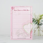 Artsy Heart Stationery Briefpapier (Staand voorkant)