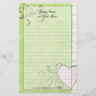 Artsy Heart Stationery Briefpapier