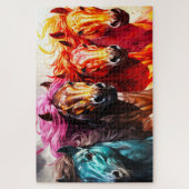 Artsy Horse Legpuzzel (Verticaal)