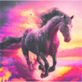 Artsy Horse Sticker (Voorkant)