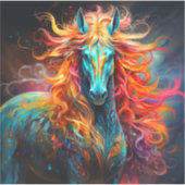 Artsy Horse Sticker (Voorkant)