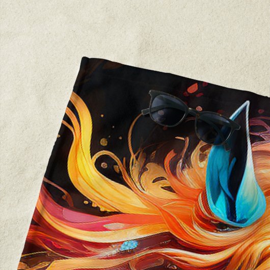 Artsy Horse Strandlaken (In situ)