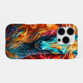 Artsy Horse Telefoonhoesje iPhone Hoesje (Achterkant horizontaal)