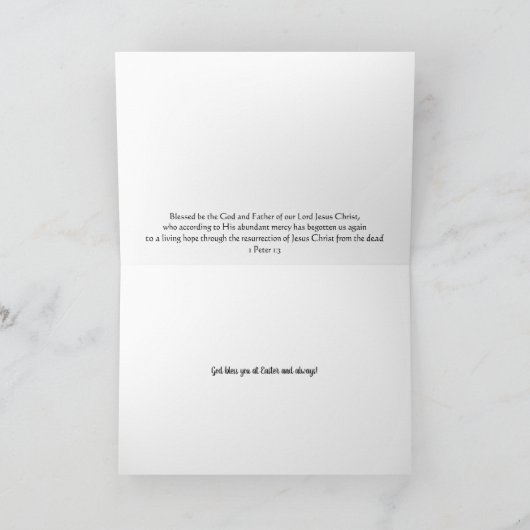 Artsy Impressionist Tulips Paaspaasmakerij Kaart (Binnen)