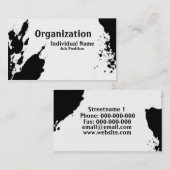 Artsy Ink Visitekaartje (Voorkant / Achterkant)