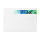 Artsy inktspetterend wikkellabel (Achterkant)