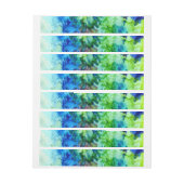 Artsy inktspetterend wikkellabel (Vel)