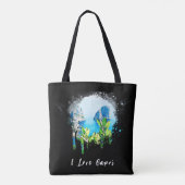 *~* Artsy ITALIA CAPRI Island Italiaans Tote Bag (Achterkant)