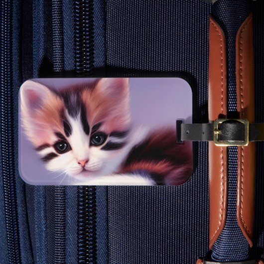 Artsy Kitten Bagagelabel (Voorkant Insitu 4)