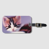 Artsy Kitten Bagagelabel (Voorkant (horizontaal))
