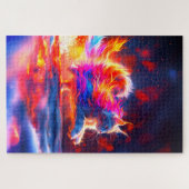 Artsy Kitten Legpuzzel (Horizontaal)