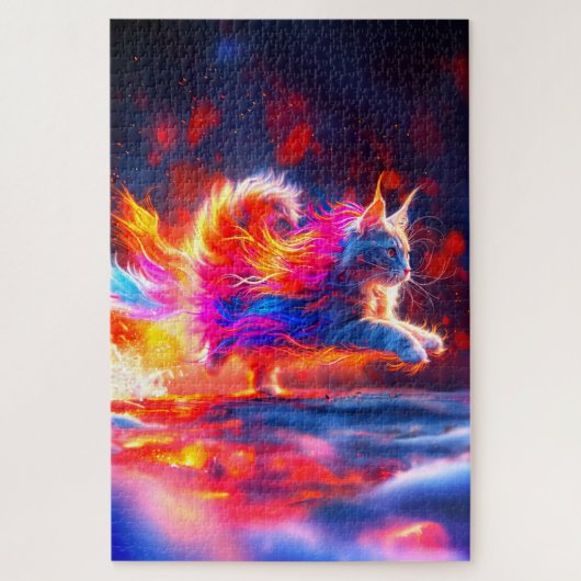 Artsy Kitten Legpuzzel (Verticaal)