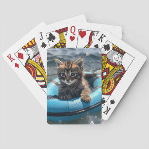 Artsy Kitten Pokerkaarten