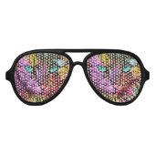Artsy Kitty Cat Aviator Zonnebril (Voorkant)