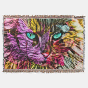 Artsy Kitty Cat Deken