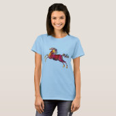 Artsy Kleurrijk Paard T-shirt (Voorkant volledig)