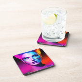 Artsy Lady Bier Onderzetter (Rechterzijde)