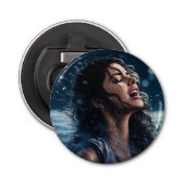 Artsy Lady Button Flesopener (Voorkant)