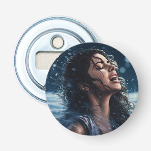 Artsy Lady Button Flesopener