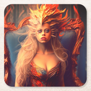 Artsy Lady Kartonnen Onderzetters