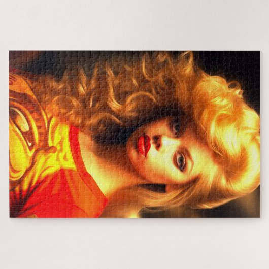 Artsy Lady Legpuzzel (Horizontaal)