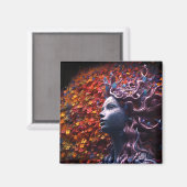 Artsy Lady Magneet (Voorkant / Achterkant)