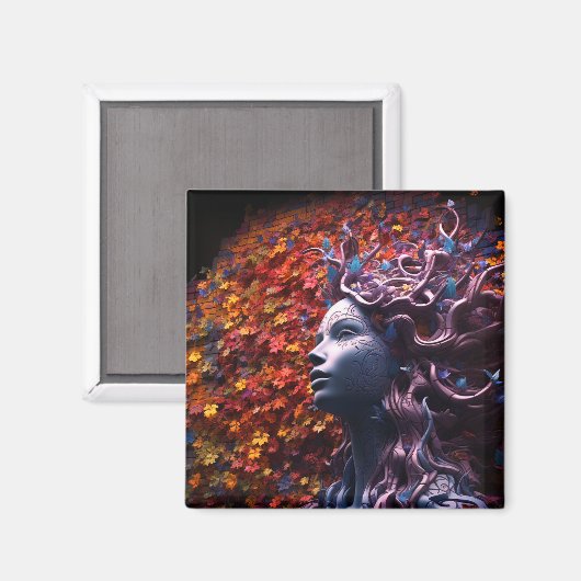 Artsy Lady Magneet (Voorkant / Achterkant)