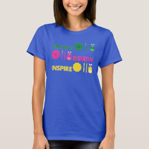 Artsy lente knolling dames T-shirt