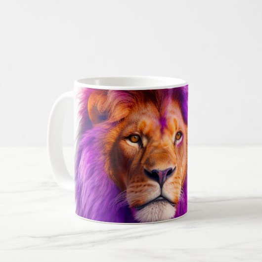 Artsy Lion Koffiemok (Voorkant links)