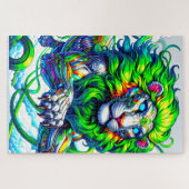 Artsy Lion Legpuzzel (Horizontaal)