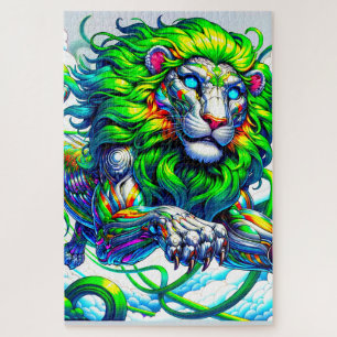 Artsy Lion Legpuzzel