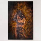 Artsy Lion Legpuzzel (Verticaal)