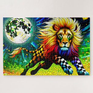 Artsy Lion Legpuzzel