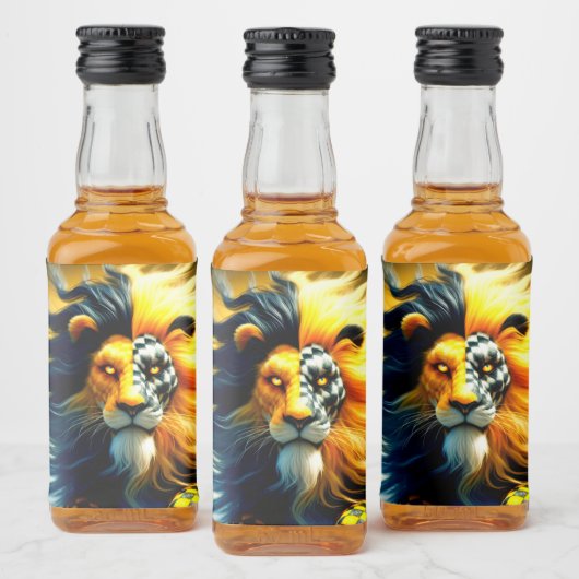 Artsy Lion Likeurfles Etiket (Flessen)