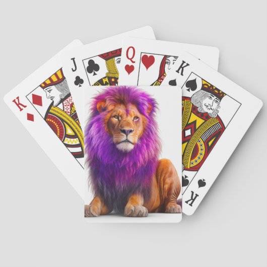 Artsy Lion Pokerkaarten (Achterkant)