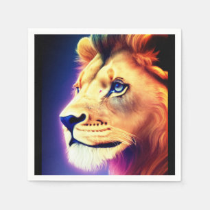 Artsy Lion Servet